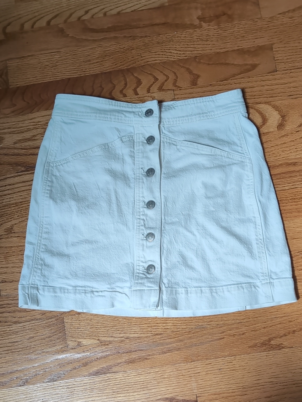 Madewell  Button-Front Mini Skirt